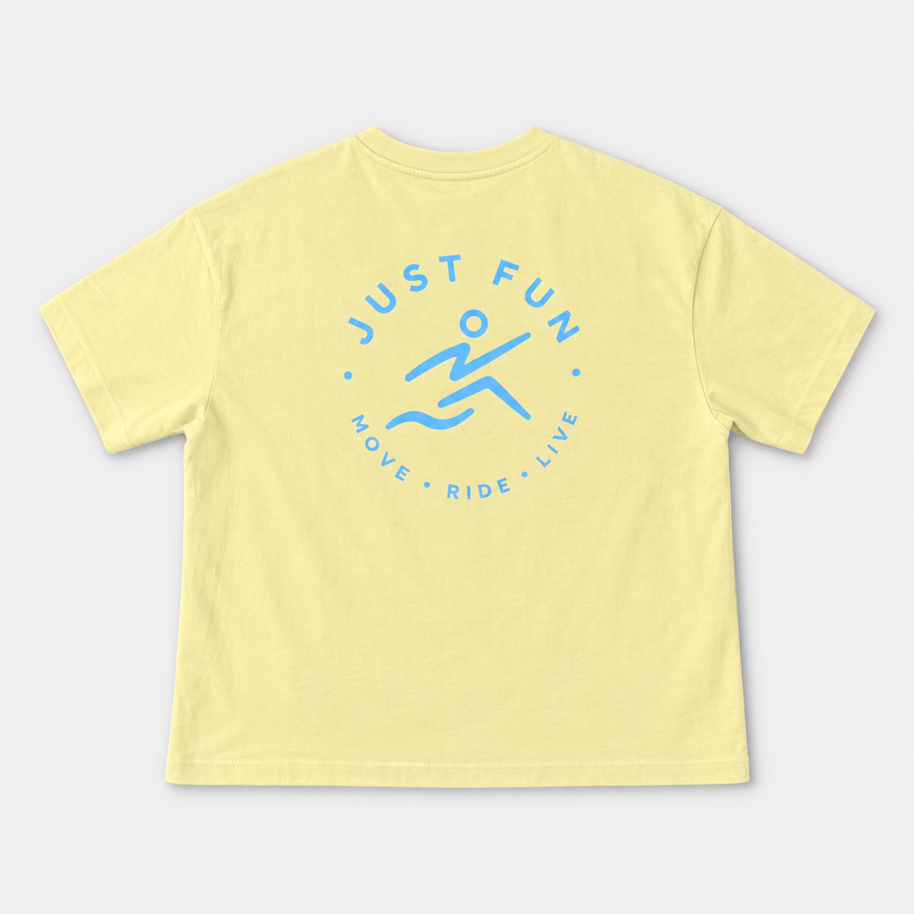 T-Shirt Giallo-Azzurro
