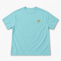 T-Shirt Turchese-Arancione