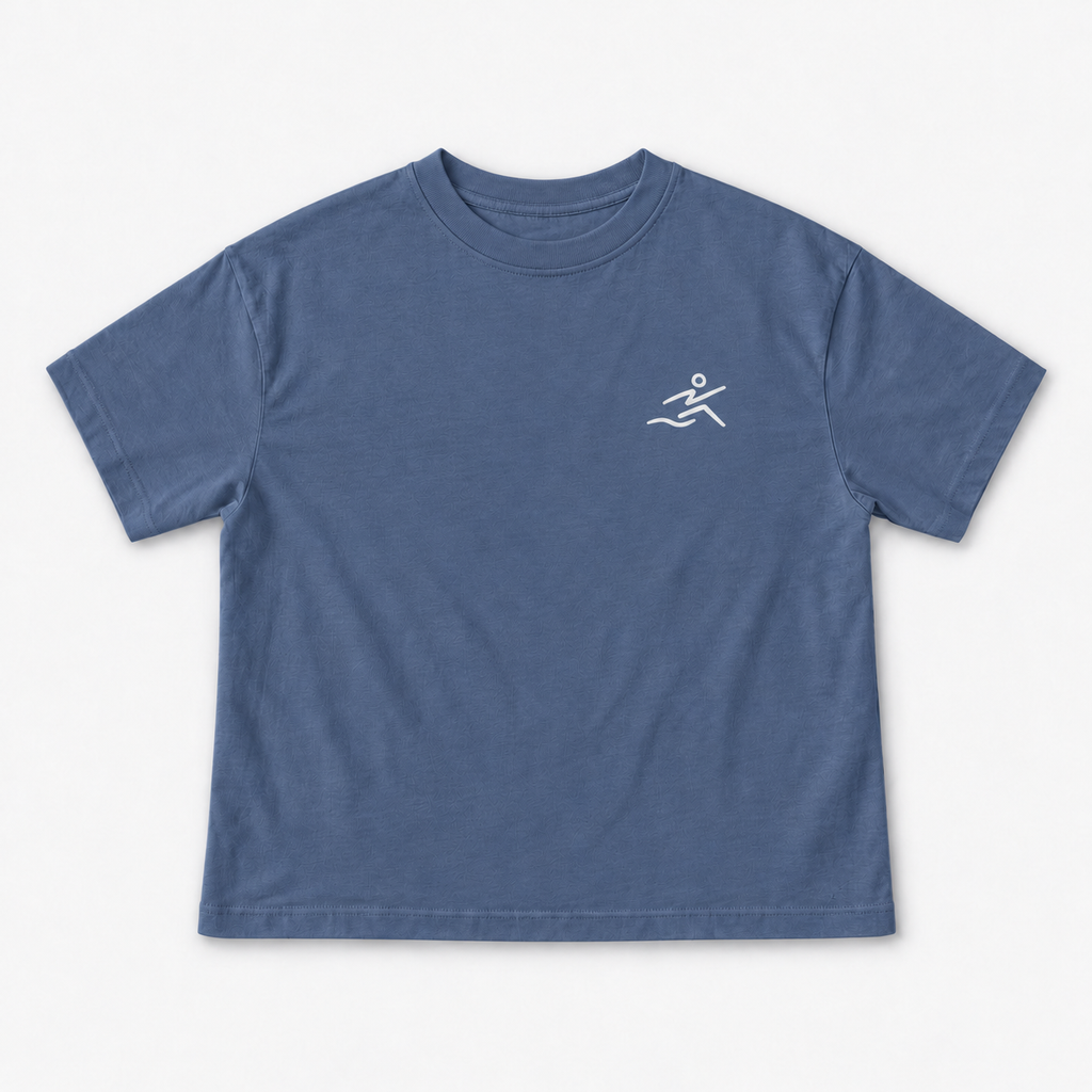 T-Shirt Denim-Argento