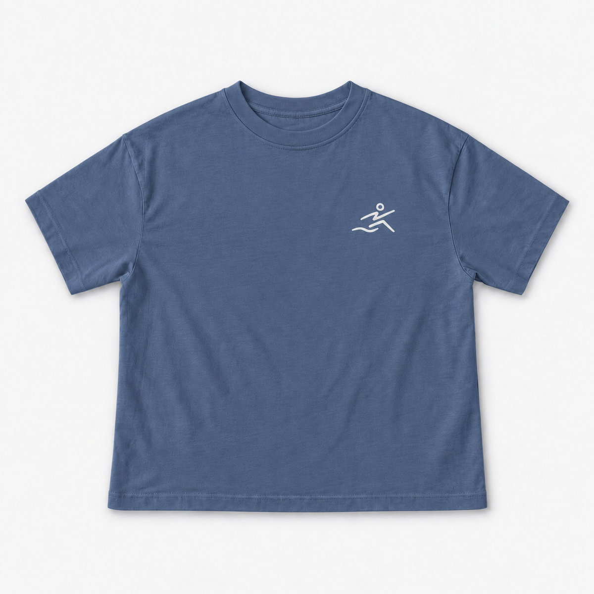 T-Shirt Denim-Argento