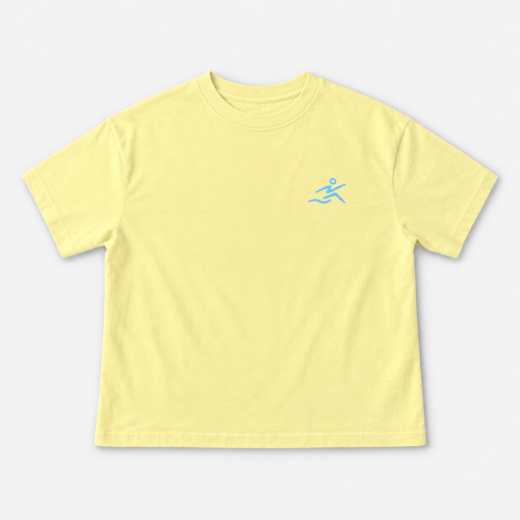 T-Shirt Giallo-Azzurro