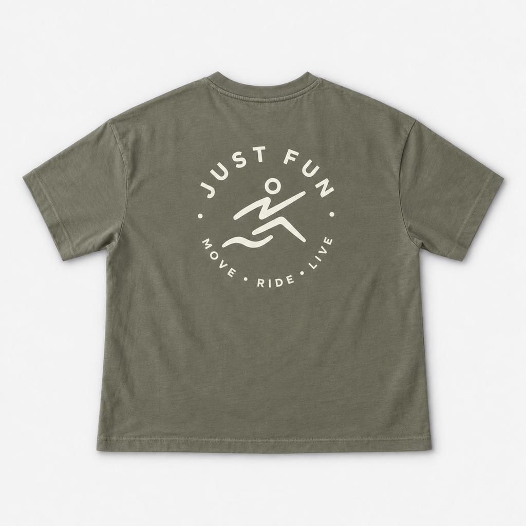 T-Shirt Oliva-Crema