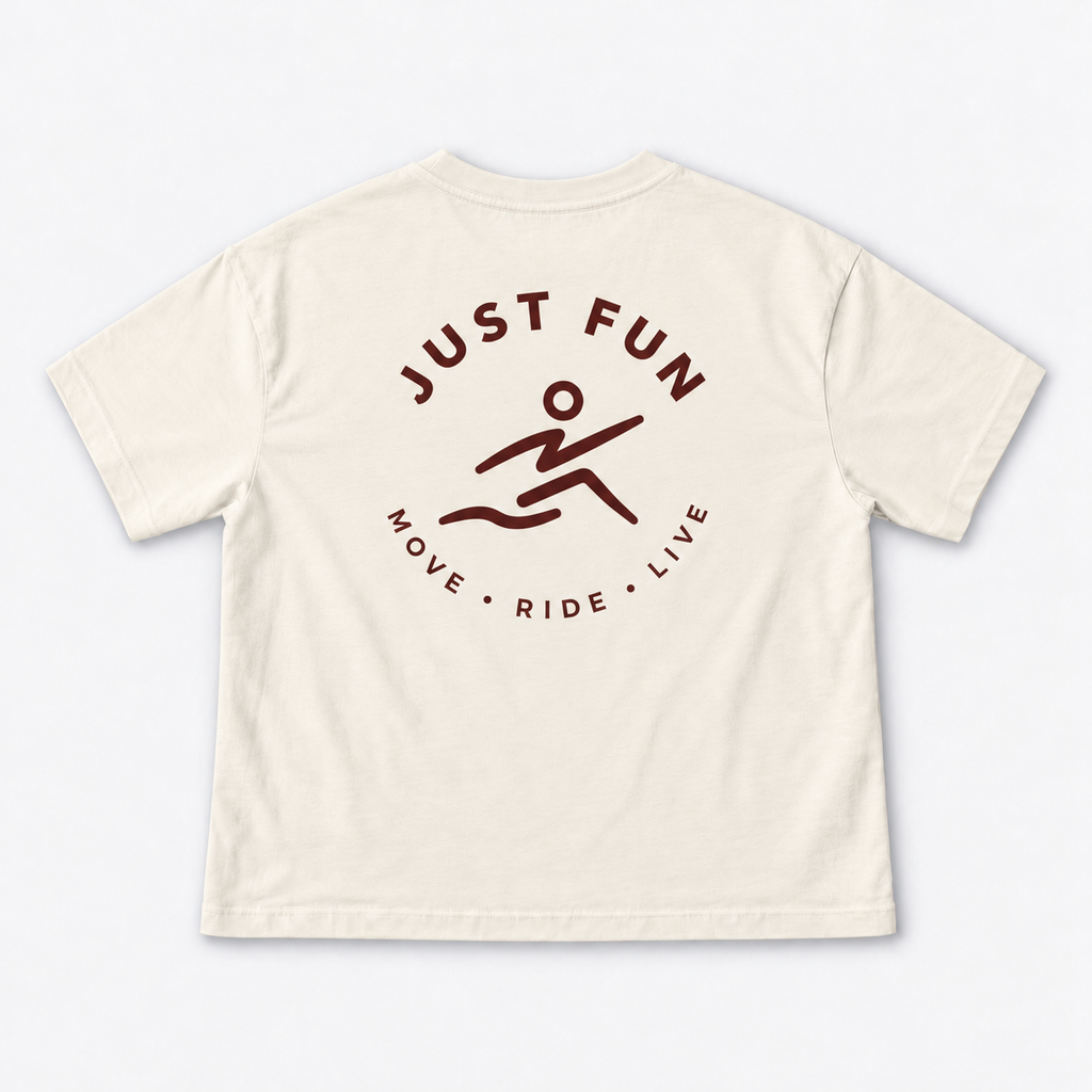 T-Shirt Bianco spento - Bordeaux